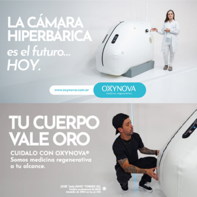 OXYNOVA, medicina hiperbárica regenerativa, se suma a la Guía de Franquicias